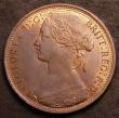 London Coins : A144 : Lot 1854 : Penny 1873 Freeman 64 dies 6+G UNC with traces of lustre and a small spot to the right of the shield