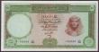 London Coins : A144 : Lot 242 : Egypt 5 pounds dated 1964 series B/158 078888, Pick40, about UNC