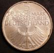 London Coins : A144 : Lot 595 : Germany - Federal Republic 5 Marks Commemorative Coinage 1952D Centenary of the Nurnberg Museum KM#1...