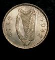 London Coins : A144 : Lot 614 : Ireland Halfcrown 1942 Choice UNC slabbed and graded CGS 82