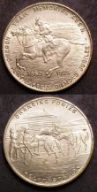 London Coins : A144 : Lot 742 : USA Pony Express Diamond Jubilee (1860-1935) Oregon Trail Memorial Association Lustrous UNC, Merchan...