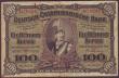 London Coins : A145 : Lot 135 : German East Africa 100 Rupien dated 1905, Kaiser Wilhelm portrait, series No.15095, Pick4a, rust mar...