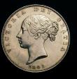 London Coins : A145 : Lot 1693 : Halfcrown 1841 ESC 674 Unc or near so the reverse with sharp almost prooflike fields nice brilliance...