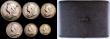 London Coins : A145 : Lot 304 : Proof Set 1893 (6 coins) comprising Crown 1893 LVI edge, Halfcrown 1893, Florin 1893, Shilling 1893,...