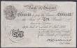 London Coins : A145 : Lot 50 : Ten pounds Catterns white Operation Bernhard German forgery, a scarce LEEDS branch, dated 10 January...
