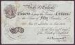 London Coins : A145 : Lot 56 : Fifty pounds Peppiatt white Operation Bernhard German forgery dated 15 June 1935 series 55/N 83699, ...