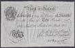 London Coins : A146 : Lot 107 : Ten pounds Peppiatt white B242 dated 16th March 1935 series K/144 25723, (consecutive to next note),...