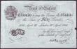 London Coins : A146 : Lot 121 : Fifty pounds Peppiatt white B244 Operation Bernhard German forgery WW2, dated 20th April 1936 series...