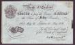 London Coins : A146 : Lot 122 : Fifty pounds Peppiatt white Operation Bernhard German forgery WW2 dated 15th May 1935 series 54/N 22...