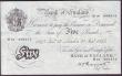 London Coins : A146 : Lot 133 : Five pounds Peppiatt white B255 thick paper dated 12th January 1945 series H14 006213, a Belfast Ban...