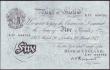 London Coins : A146 : Lot 148 : Five pounds Peppiatt white B264 dated 28th March 1947 series L77 034792, VF