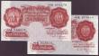 London Coins : A146 : Lot 153 : Ten shillings Beale B267 issued 1950 replacement series 34A 655278, GVF & O'Brien 10/- repl...