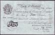 London Coins : A146 : Lot 167 : Five pounds Beale white B270 dated 27th September 1951 series V82 077831, tiny inked number reverse,...
