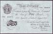 London Coins : A146 : Lot 176 : Five pounds Beale white B270 dated 6th August 1951 series V37 069679, GEF