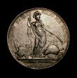 London Coins : A146 : Lot 1876 : Jernegan's Lottery 1736 39mm diameter in Silver by J.S.Tanner Eimer 537 Obverse: Minerva standi...