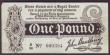 London Coins : A146 : Lot 20 : One pound Bradbury T3.3 issued 1914 series B/34 000394, edge tears & missing top left corner tip...