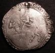 London Coins : A146 : Lot 2021 : Halfcrown Charles I a contemporary copy, Tower mint About Fine, weakly struck