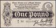 London Coins : A146 : Lot 21 : One pound Bradbury T3.3 issued 1914, series B/3 023286, small edge tear top right, VF