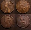 London Coins : A146 : Lot 2527 : Halfpennies (2) 1875 Freeman 322A dies 13+J Fine with a small spot to the right of the date, Very ra...