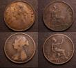 London Coins : A146 : Lot 2530 : Halfpennies (2) 1879 Freeman 338 dies 14+O VF with uneven tone, Ex-G.Monk &pound;3. 1880 Freeman 341...