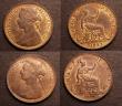 London Coins : A146 : Lot 2535 : Halfpennies (2) 1893 Freeman 368 dies 17+S UNC with around 20% lustre, purchased from Charing Cross ...