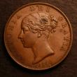London Coins : A146 : Lot 2551 : Halfpenny 1848 unaltered date Peck 1533 GEF/UNC with a few small spots, Very rare in high grade, Ex-...