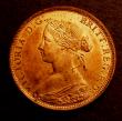 London Coins : A146 : Lot 2569 : Halfpenny 1860 Toothed Border Freeman 261 dies 2+B Lustrous UNC, an early strike with prooflike fiel...