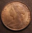 London Coins : A146 : Lot 2580 : Halfpenny 1863 Large Upper section to 3 Freeman 292 dies 7+G UNC and with around 30% lustre, Ex-Stan...