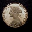 London Coins : A146 : Lot 2584 : Halfpenny 1868 Cupro-Nickel Proof Freeman 304 dies 7+G nFDC with a few light handling marks, Ex-Spin...