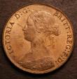 London Coins : A146 : Lot 2587 : Halfpenny 1872 Freeman 309 dies 7+G A/UNC and lustrous with some tone spots on the reverse