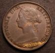 London Coins : A146 : Lot 2588 : Halfpenny 1874 Freeman 312 dies 7+J EF with traces of lustre, scarce, Ex-Croydon Coin Auction &pound...