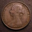 London Coins : A146 : Lot 2589 : Halfpenny 1874 Freeman 313 dies 8+I About Fine, scarce, Ex-Laurie Bamford &pound;20