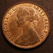 London Coins : A146 : Lot 2595 : Halfpenny 1874H Freeman 318 dies 10+J UNC with around 25% lustre and some light cabinet friction on ...