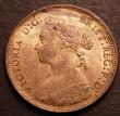London Coins : A146 : Lot 2607 : Halfpenny 1881 Freeman 343A dies 15*+O* Lustrous UNC with a small spot on the wreath 
