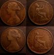 London Coins : A146 : Lot 2615 : Pennies (2) 1860 Freeman 17 dies 6+D Fine, Rare, Ex-M.Peake &pound;2. 1861 Freeman 25 dies 4+G Fine ...