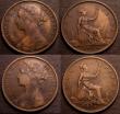 London Coins : A146 : Lot 2617 : Pennies (2) 1874 Freeman 77 dies 8+G Fine/Good Fine, Rare, Ex-Croydon Coin Auction &pound;42. 1874 F...