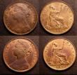 London Coins : A146 : Lot 2619 : Pennies (2) 1880 Freeman 99 dies 9+J EF with good lustre, Ex-M.Gilbert &pound;27. 1880 Freeman 101 d...