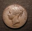 London Coins : A146 : Lot 2628 : Penny 1843 REG No Colon Peck 1485 by far the rarer of the two types VF or slightly better with some ...