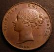 London Coins : A146 : Lot 2630 : Penny 1844 Peck 1487 AU/GEF and attractively toned with a couple of tiny spots, Ex-D.Craddock &pound...