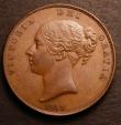 London Coins : A146 : Lot 2636 : Penny 1847 DEF Far Colon Peck 1493 EF with signs of field lamination on the reverse, Ex-G.Monk &poun...