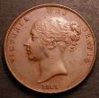 London Coins : A146 : Lot 2637 : Penny 1848 8 over 6 Peck 1494 GVF with a dark tone line on the portrait