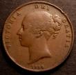 London Coins : A146 : Lot 2648 : Penny 1854 Plain Trident 4 over 3 Peck 1505 About Fine/Fine with a couple of edge bruise, a clear ex...