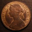 London Coins : A146 : Lot 2670 : Penny 1860 Beaded Border Freeman 7 dies 1+C UNC with around 30% lustre, Very Rare in this high grade...