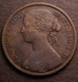 London Coins : A146 : Lot 2688 : Penny 1861 Freeman 32 dies 6+F NF/VG with some spots, Very Rare, all Reverse F coins highly sought a...