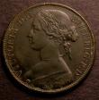 London Coins : A146 : Lot 2695 : Penny 1864 Plain 4 in date Freeman 49 dies 6+G VF with some surface marks