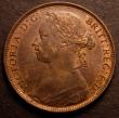 London Coins : A146 : Lot 2719 : Penny 1881H Freeman 108 dies 11+M AU/UNC with traces of lustre and some light contact marks, Ex-M.El...