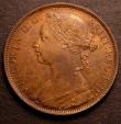 London Coins : A146 : Lot 2725 : Penny 1883 Freeman 116 dies 11+N AU/EF with traces of lustre, Ex-G.Monk &pound;21