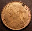 London Coins : A146 : Lot 2727 : Penny 1884 Freeman 119 dies 12+N UNC with good subdued lustre and a toning area on the B of BRITT, p...
