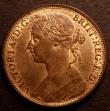 London Coins : A146 : Lot 2730 : Penny 1889 14 Leaves Freeman 128 dies 13+N UNC with around 30% lustre, Ex-D.Craddock &pound;10.80