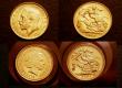 London Coins : A146 : Lot 3084 : Half Sovereigns (2) 1913 Marsh 528 NEF, 2001 Bullion issue Marsh 546 Lustrous UNC